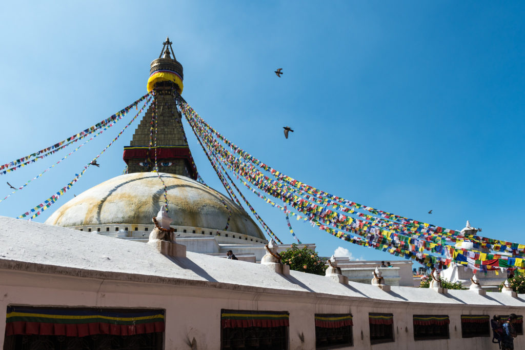 Rundreise Nepal Stupa Boudhanath