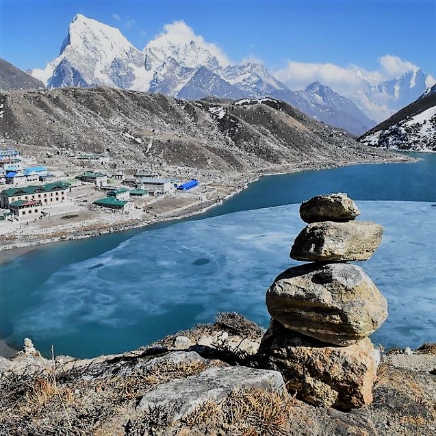 Gokyo Seen Trekking Blick