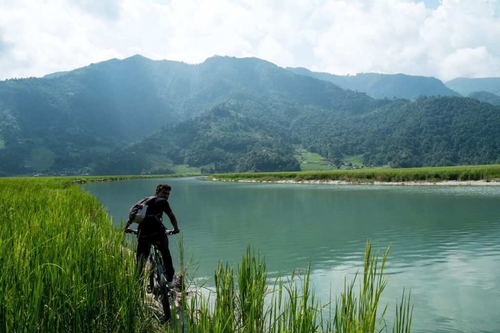 fietsen in Nepal