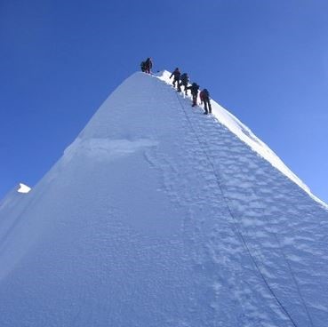 Island peak Gipfelbesteigung