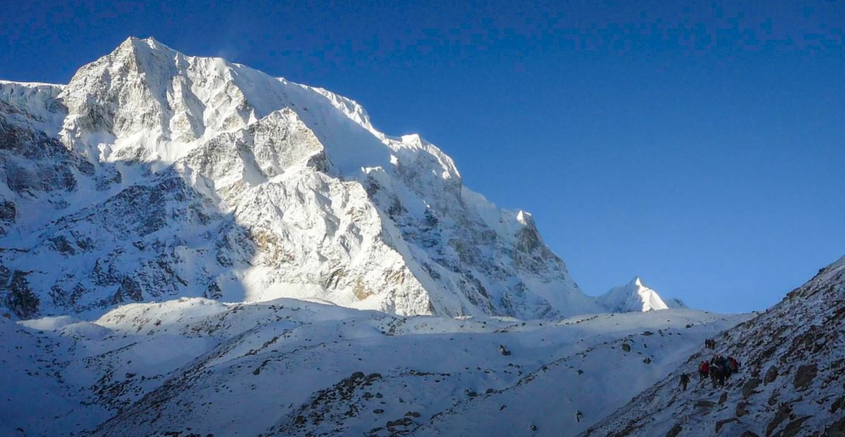 larkya peak Besteigung Berge