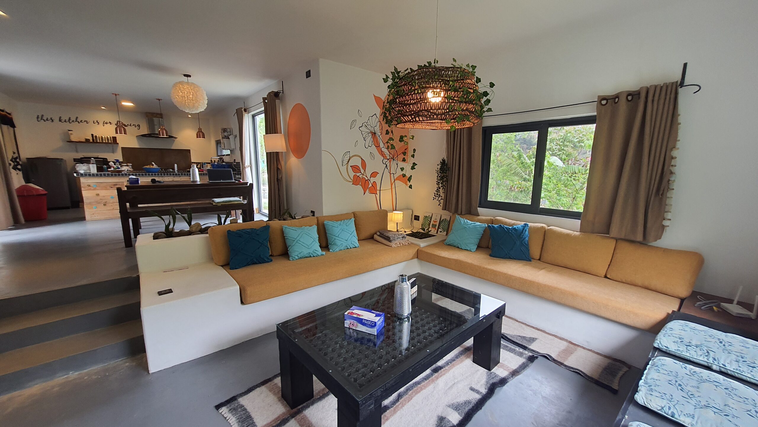 Pokhara Ferienhaus Wohnzimmer