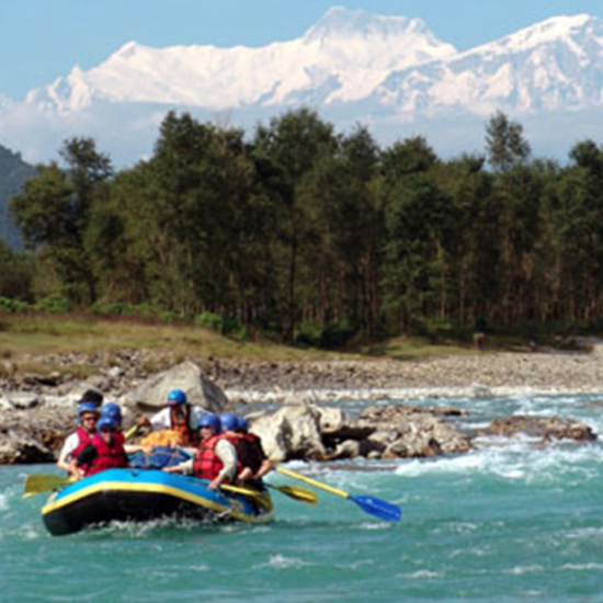 Yoga Gruppenreise Rafting Trishuli